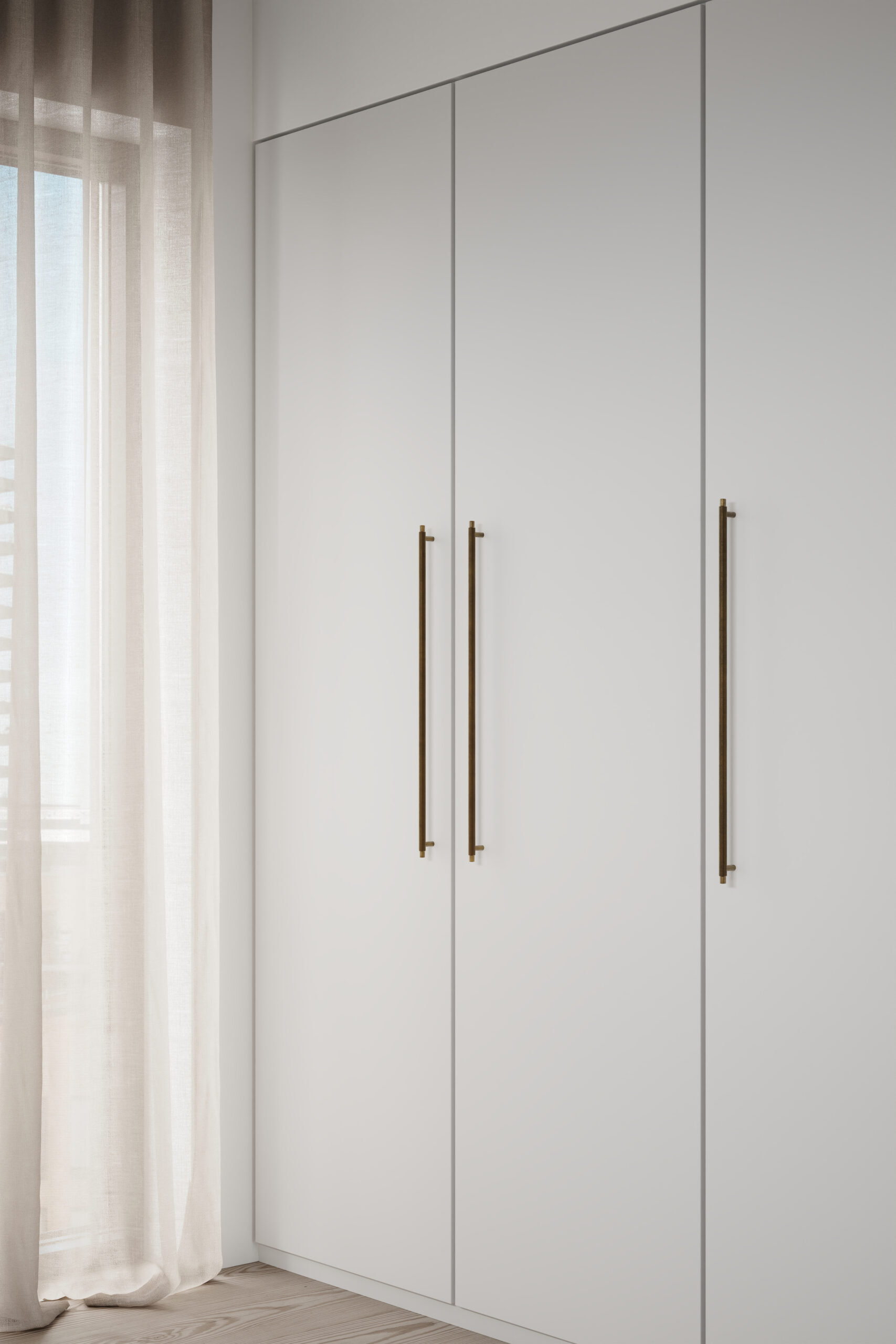 Manor long Antique Brass finish