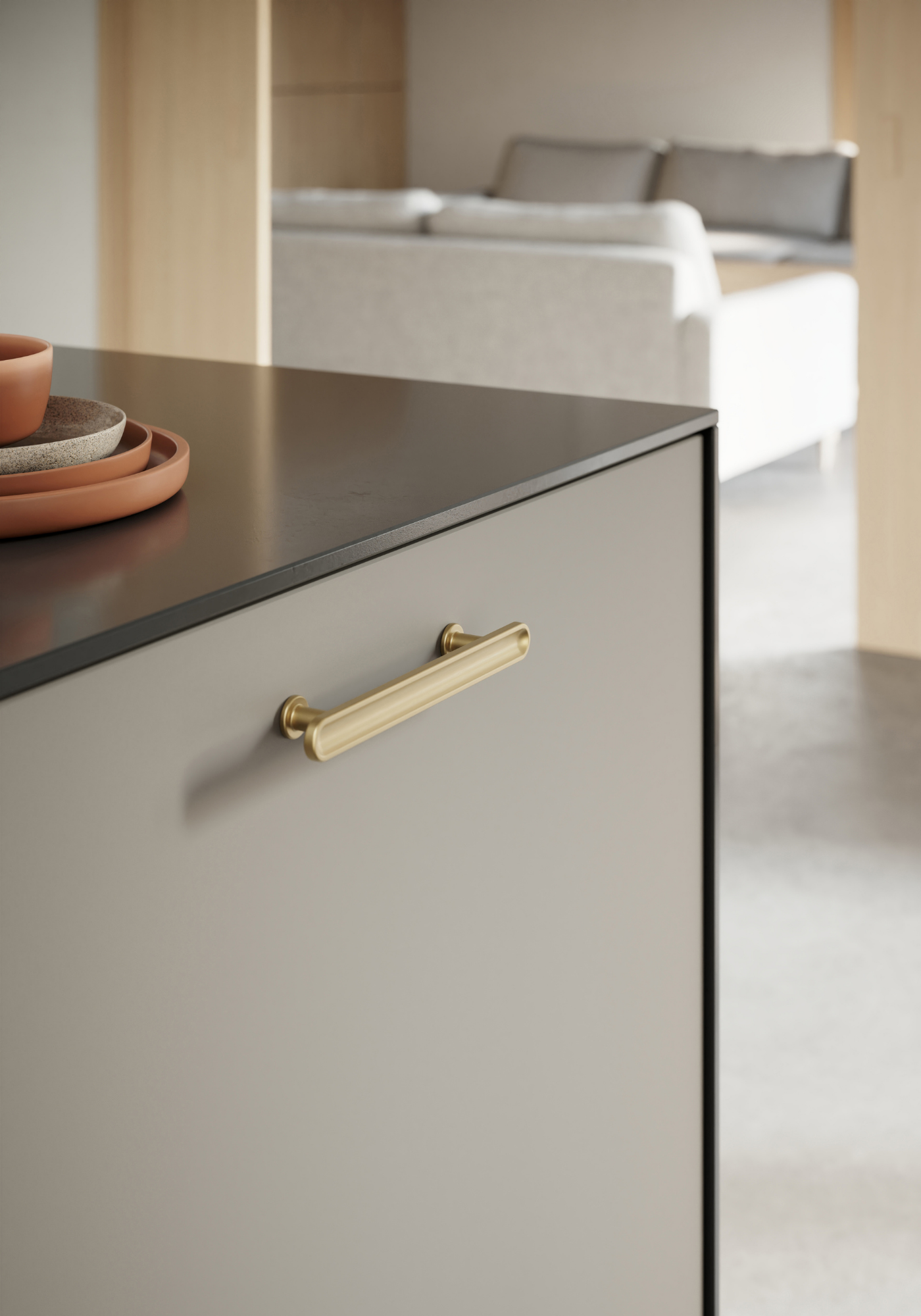 Chateau— Dark Brushed Gold