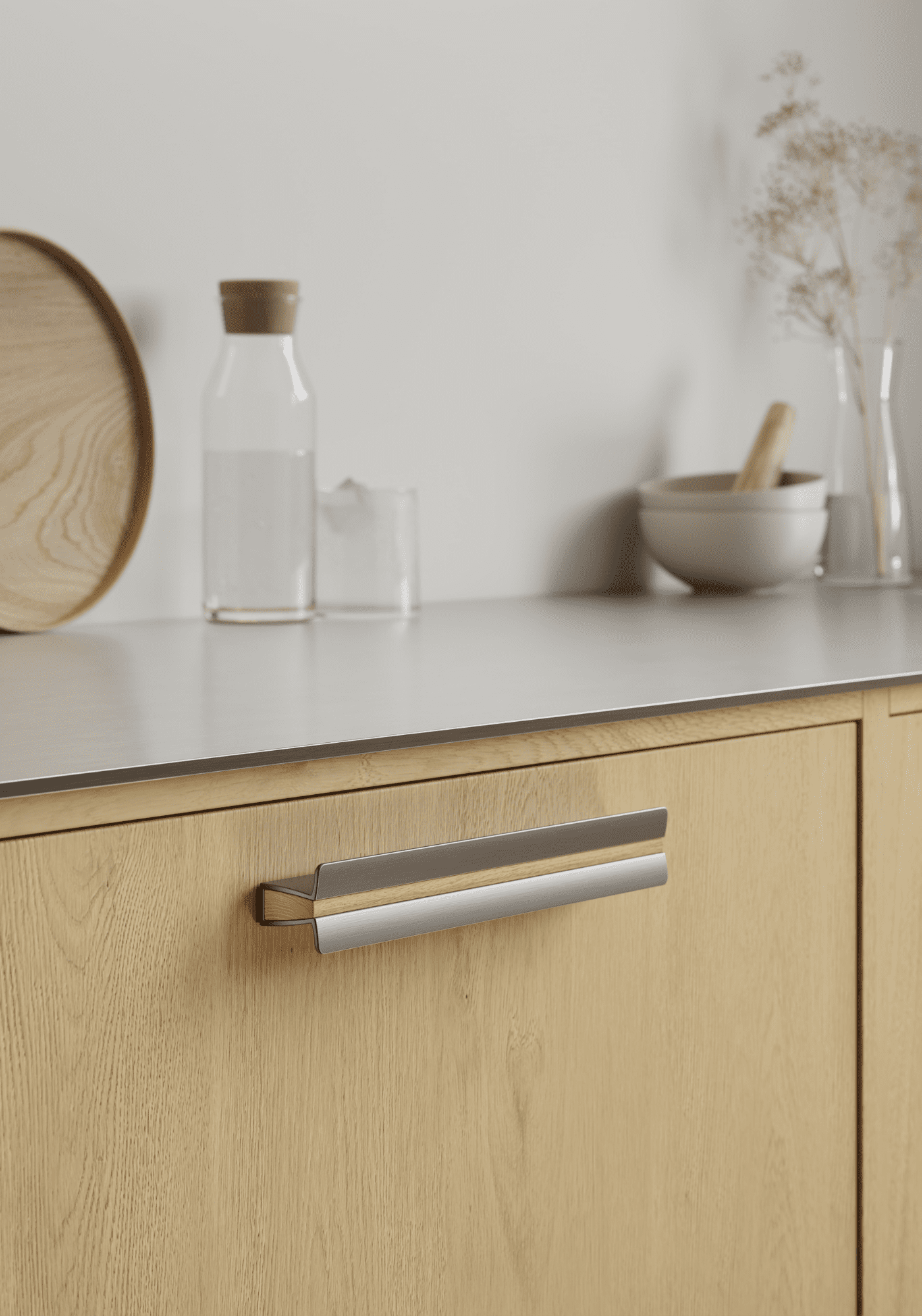 Papillon—Clear lacquered/Inox look