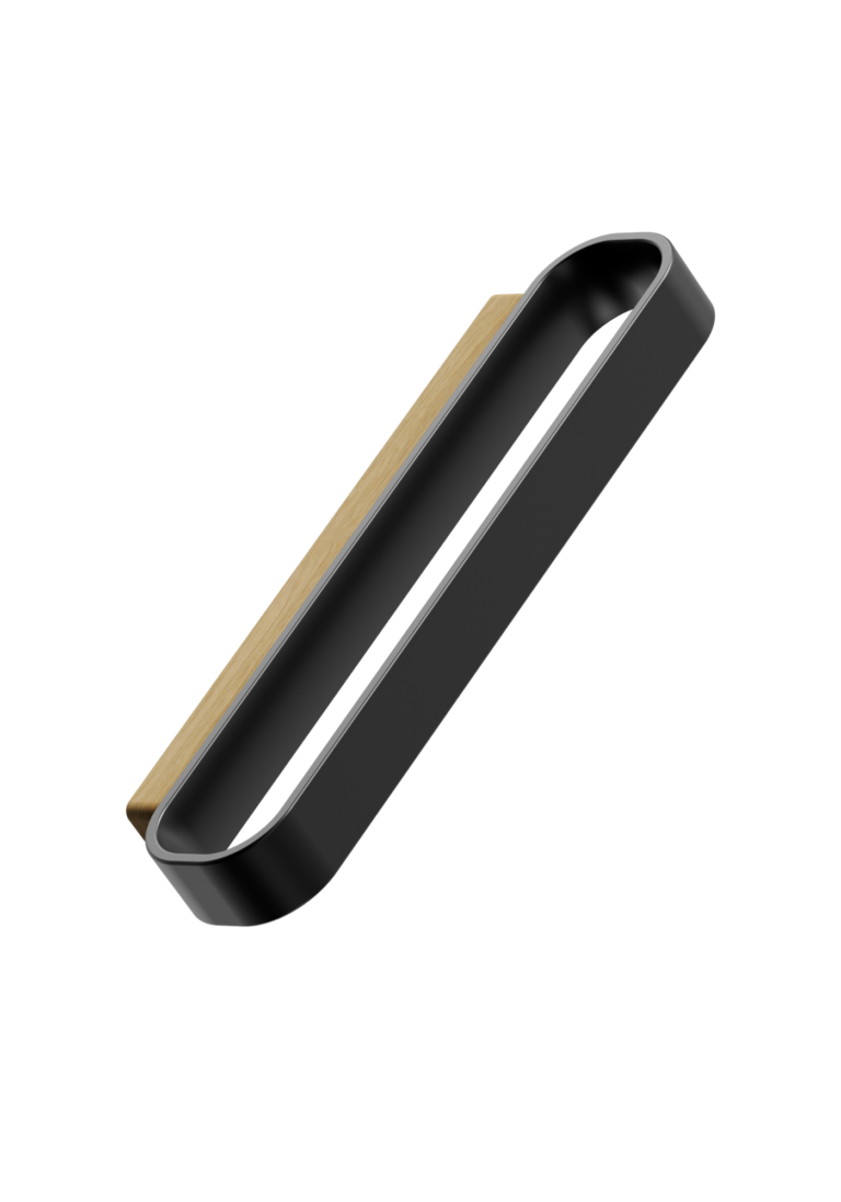 Race— Clear lacquered/Matt black